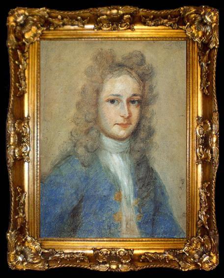 framed  Henrietta Johnston Colonel Samuel Prioleau, ta009-2